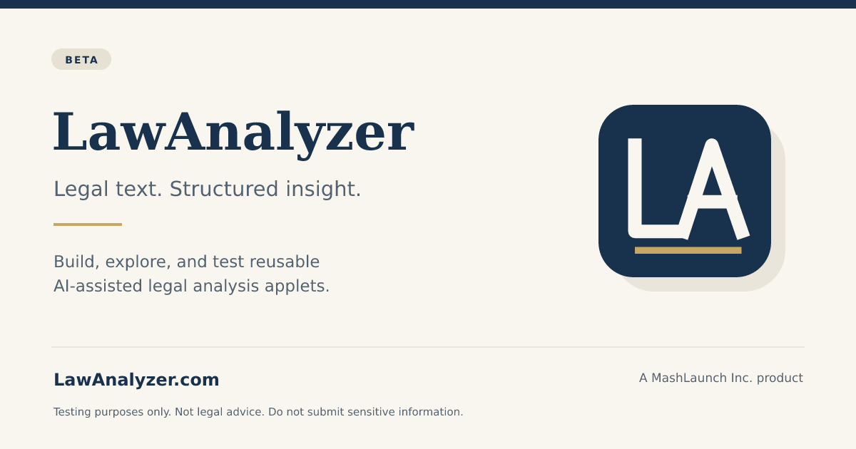LawAnalyzer